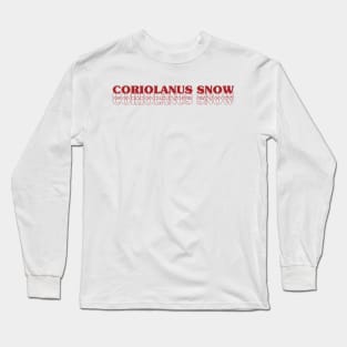 Coriolanus Snow Long Sleeve T-Shirt